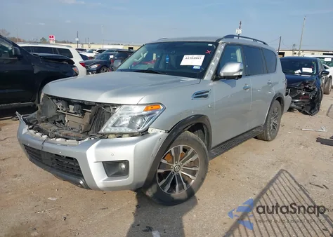2020 Nissan Armada Sl 2Wd z USA, uszkodzony, nr VIN JN8AY2NDXLX017439